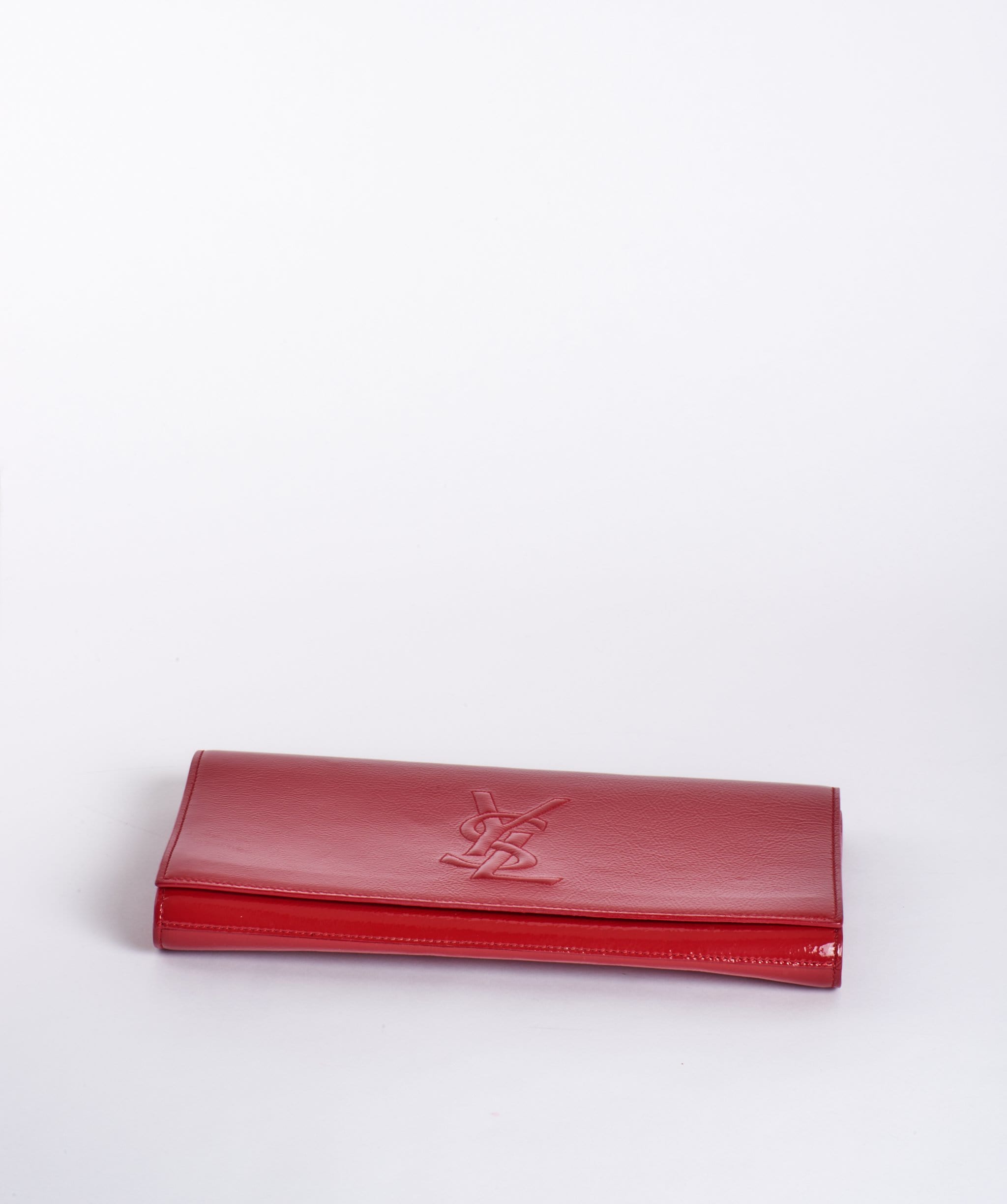 Yves Saint Laurent Ysl Patent  clutch