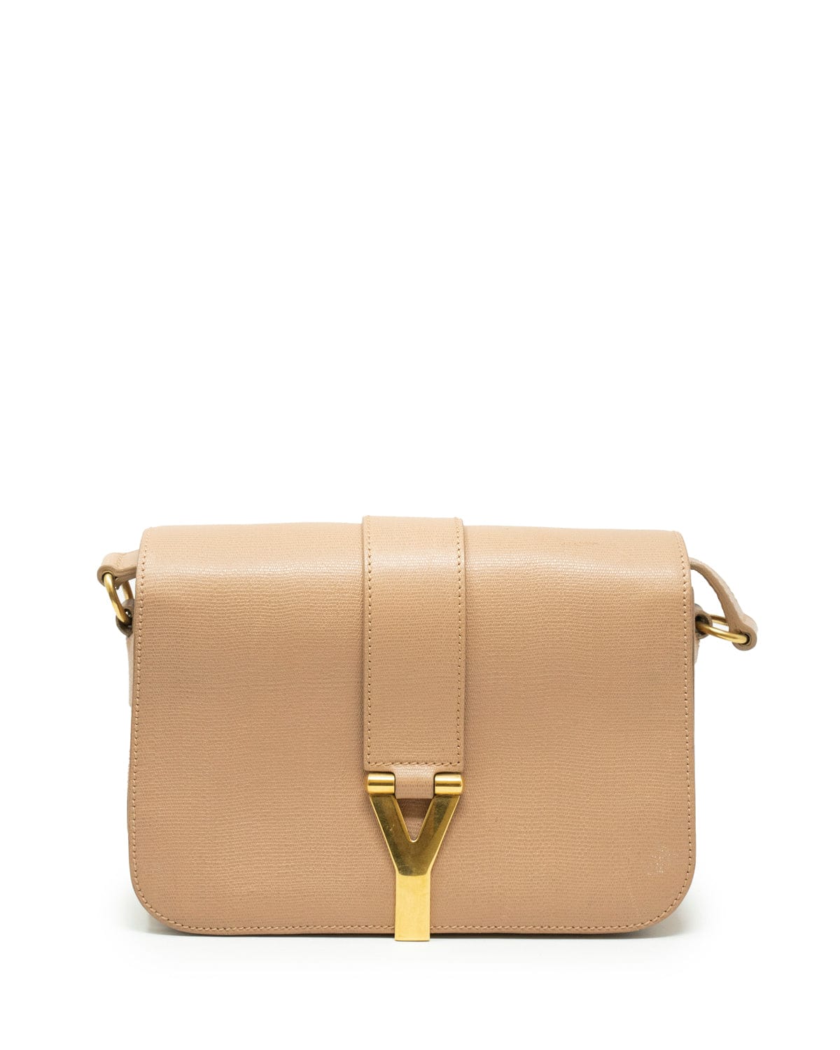 Yves Saint Laurent Yves Saint Laurent Beige Leather Crossbody Bag - AGL1887