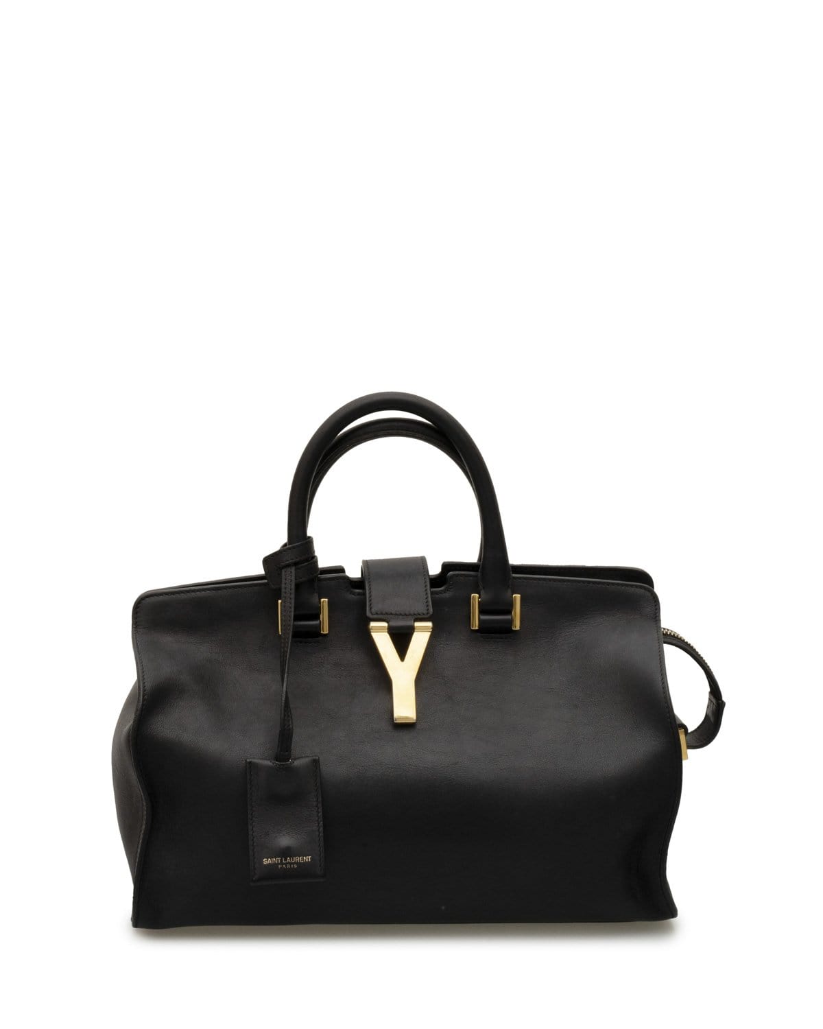 Yves Saint Laurent Yves Saint Laurent Black Leather Tote Bag - AGL1492