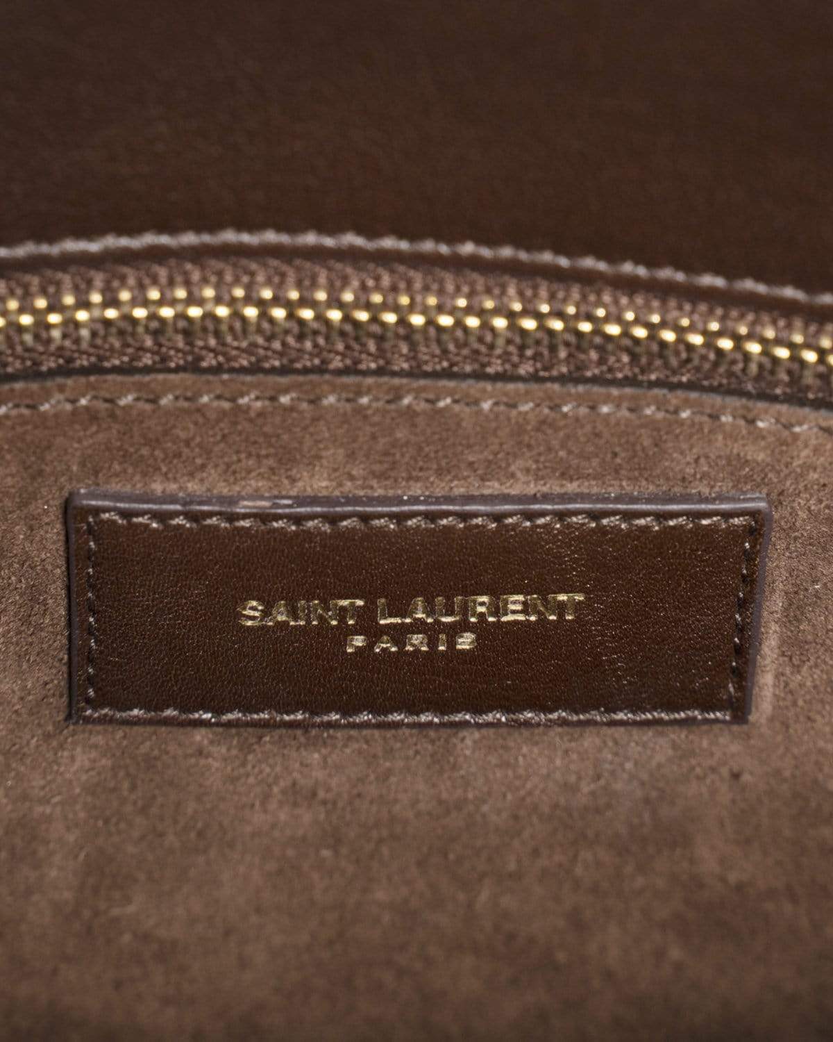 Yves Saint Laurent Yves Saint Laurent Brown Leather Sac De Jour Tote Bag - AGL1454