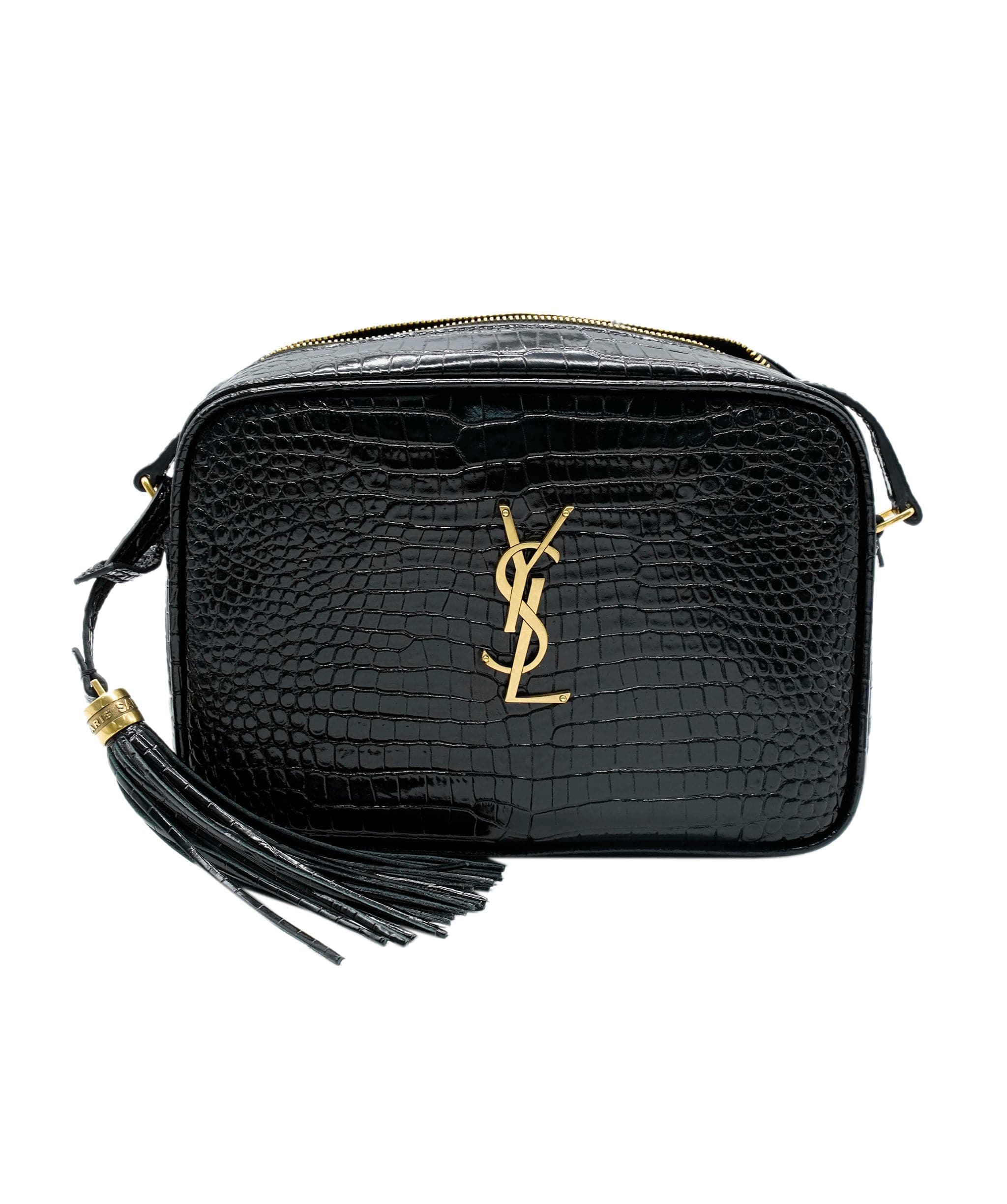 Yves Saint Laurent Yves Saint Laurent Moc Croc Med Lou Camera Bag  - AWC2131