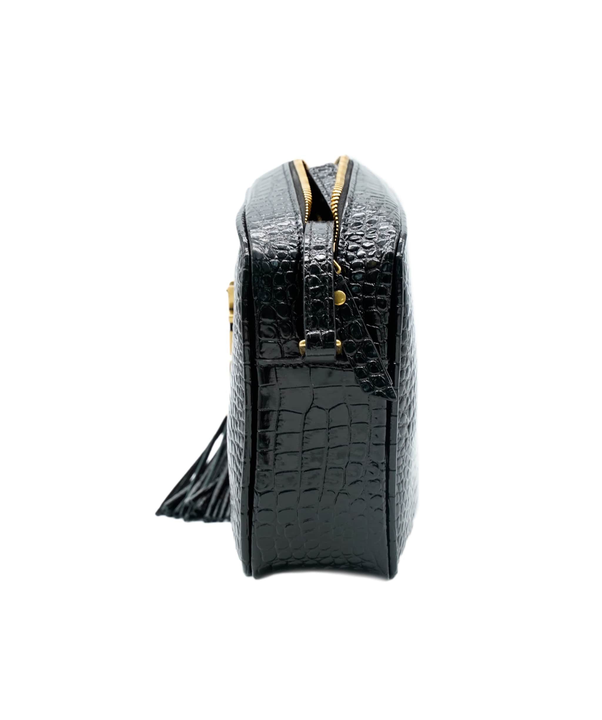 Yves Saint Laurent Yves Saint Laurent Moc Croc Med Lou Camera Bag  - AWC2131