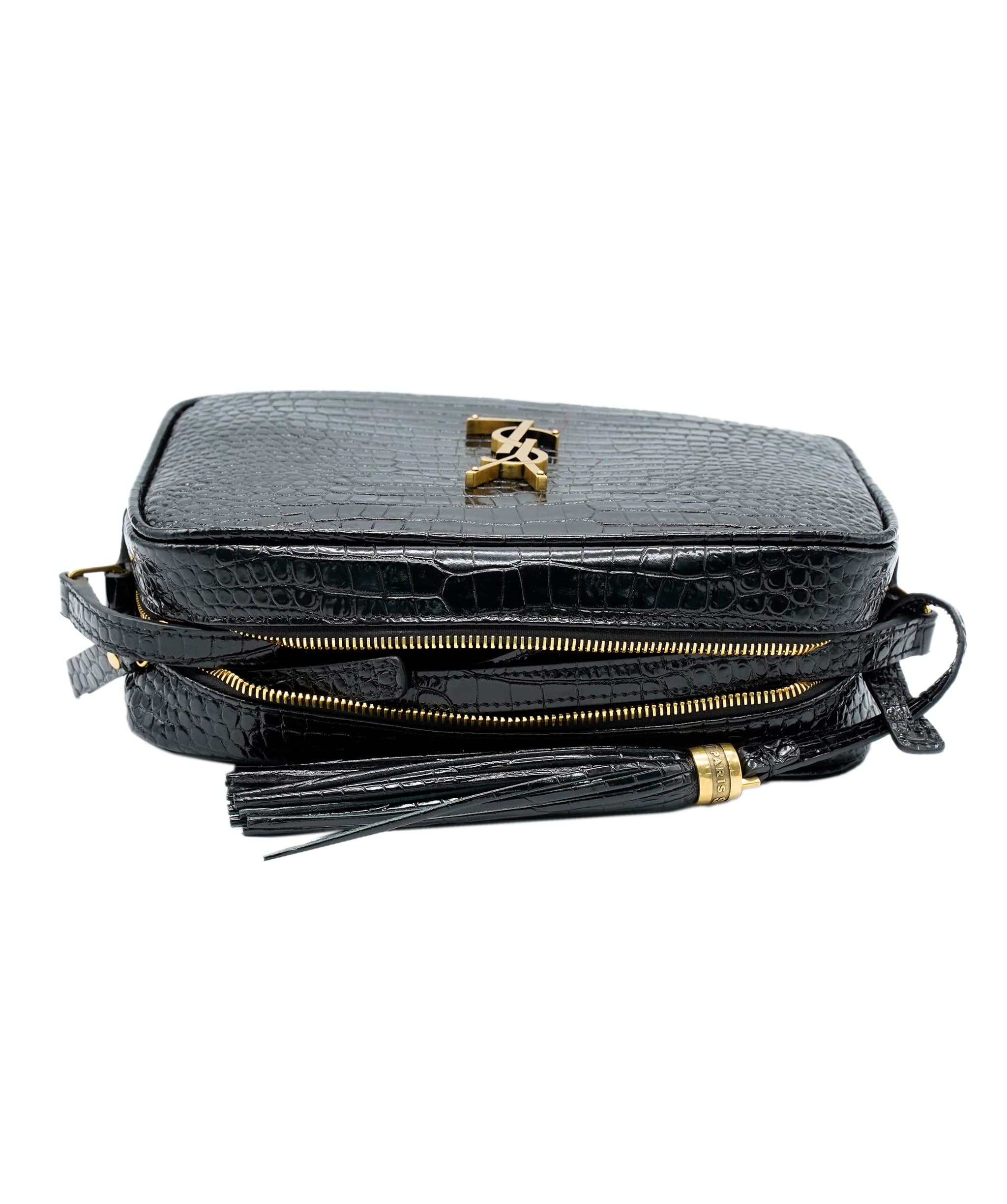 Yves Saint Laurent Yves Saint Laurent Moc Croc Med Lou Camera Bag  - AWC2131