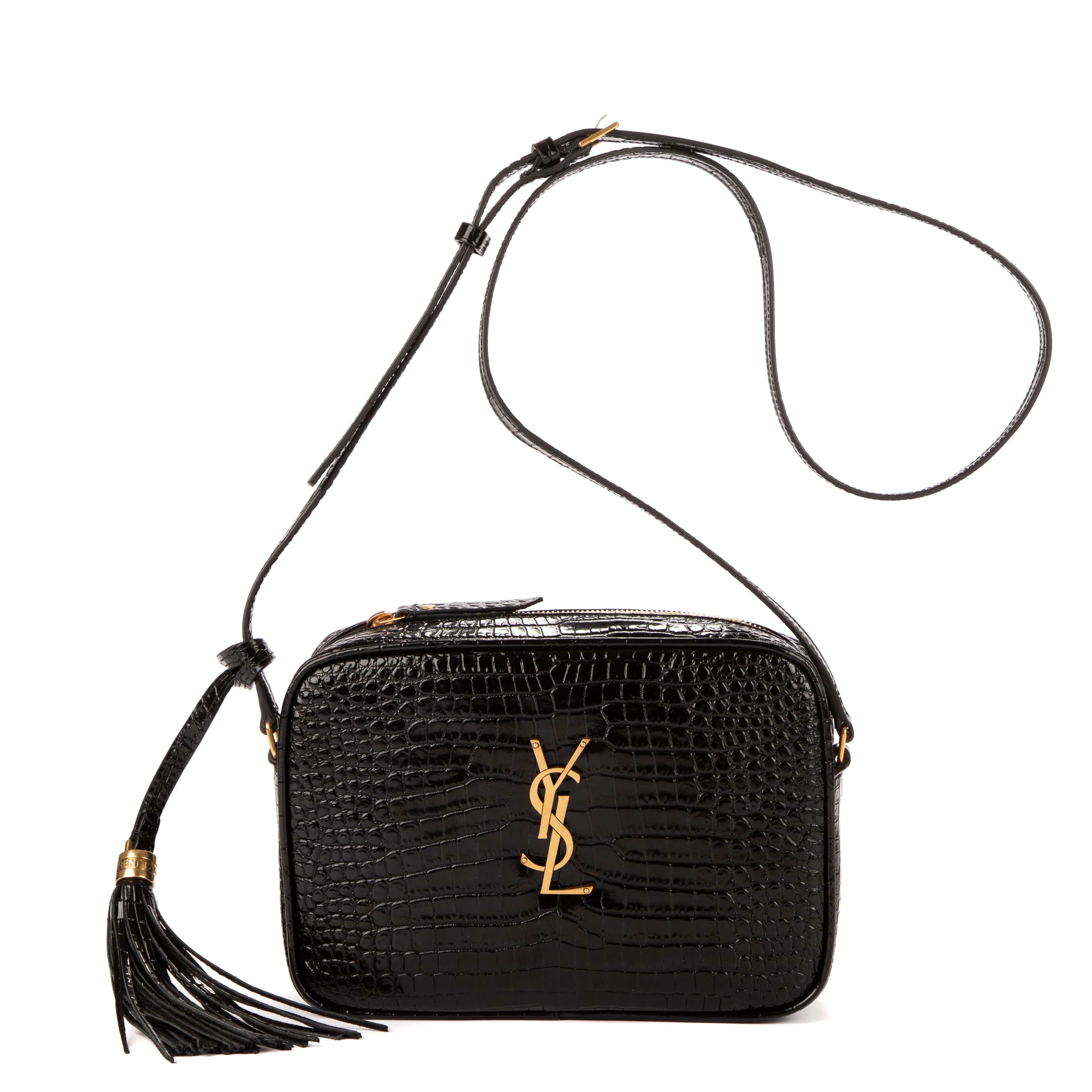 Yves Saint Laurent Yves Saint Laurent Moc Croc Med Lou Camera Bag  - AWC2131