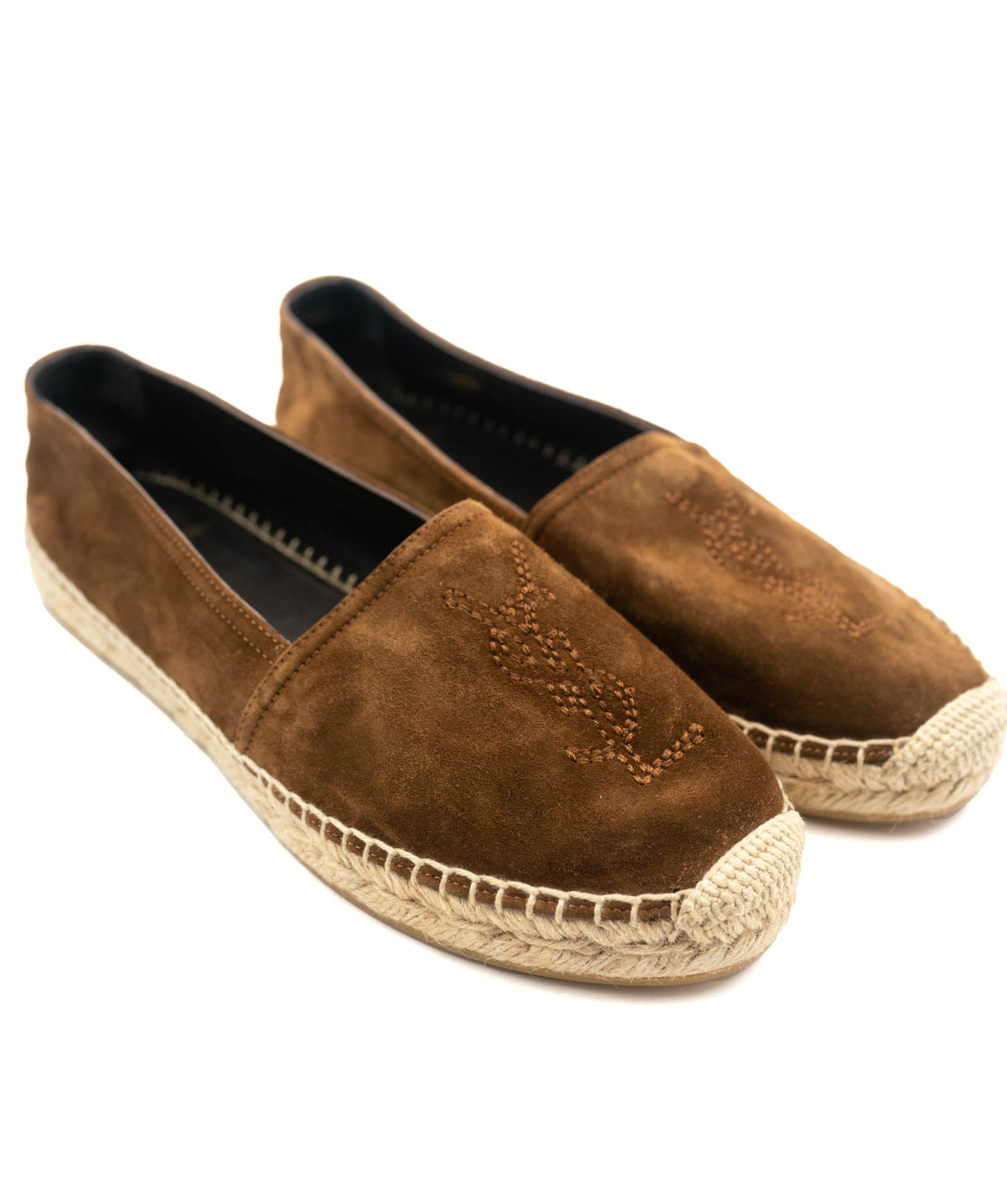 Yves Saint Laurent Saint Laurent Brown Suede Espadrilles size 37 - AWC1871