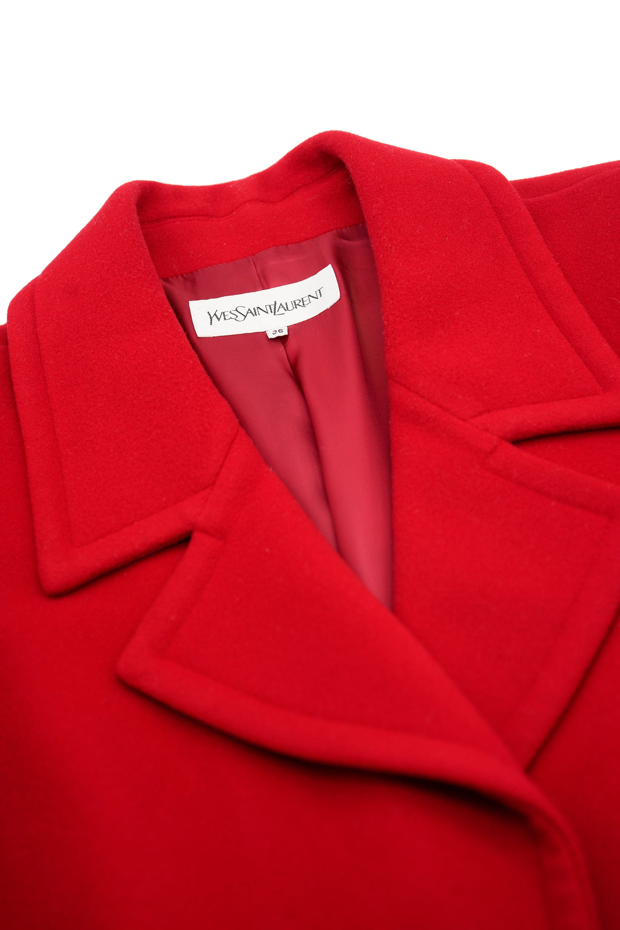 Yves Saint Laurent YSL Coat Red ASL5773