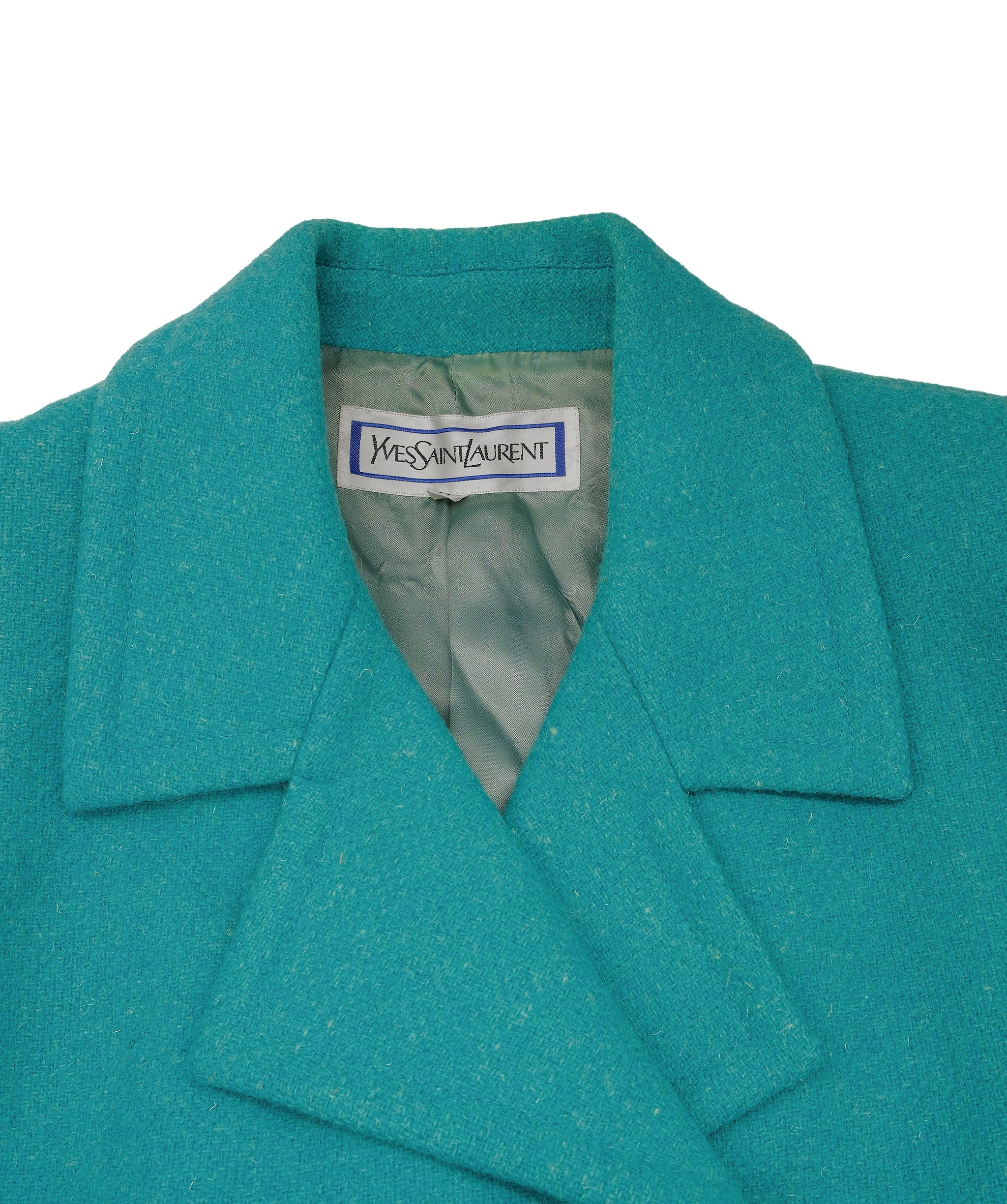 Yves Saint Laurent YSL Turquoise Blazer M REC1241